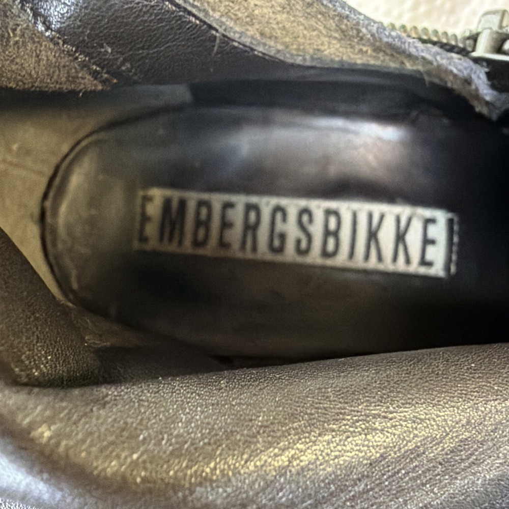 Dirk Bikkembergs archive Black Distressed Moto Boots - Picture 10 of 10